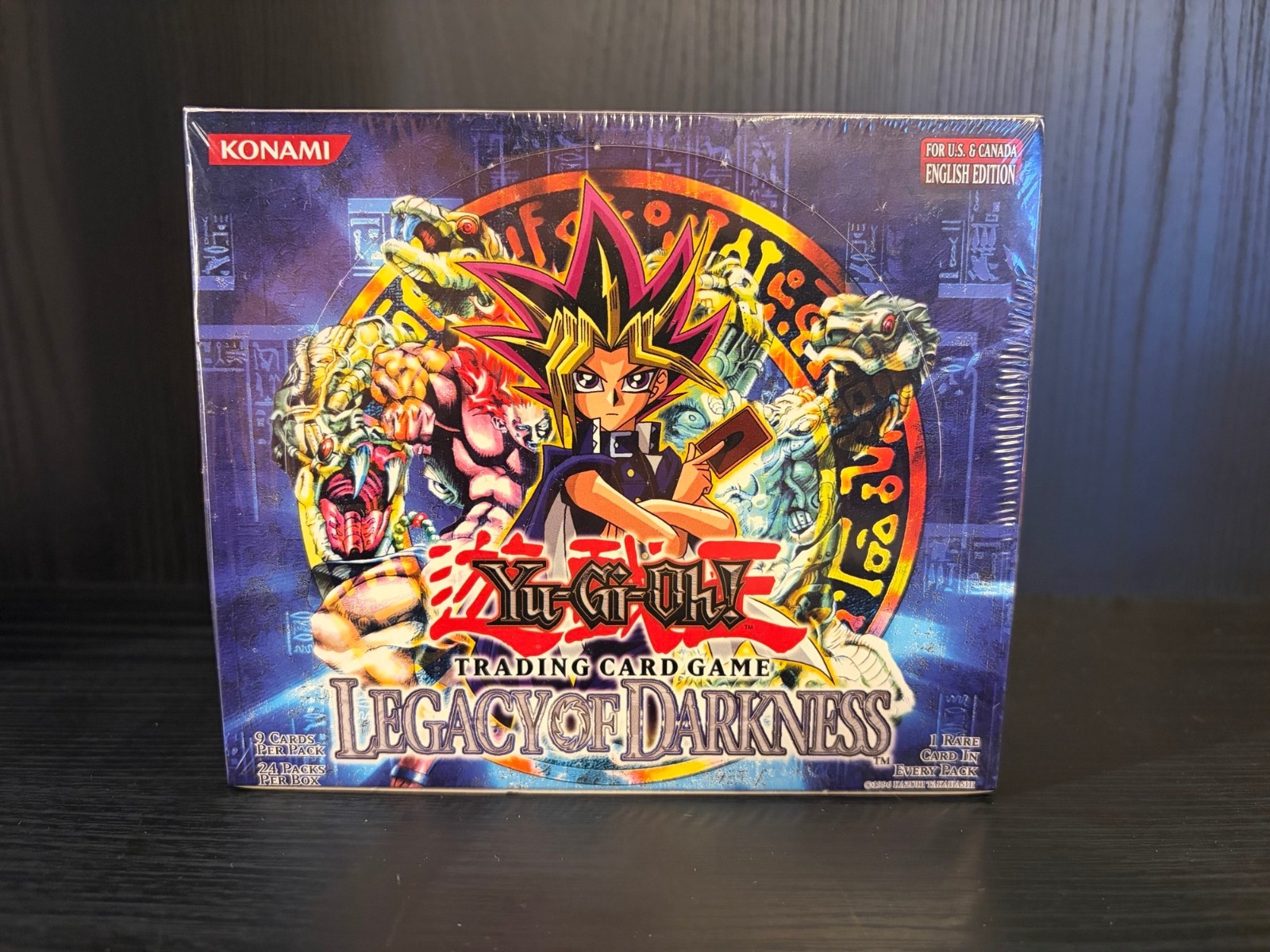 1x YuGiOh Legacy Of Darkness Booster Box SEALED Display 24x Boosters NEW CIB LOD