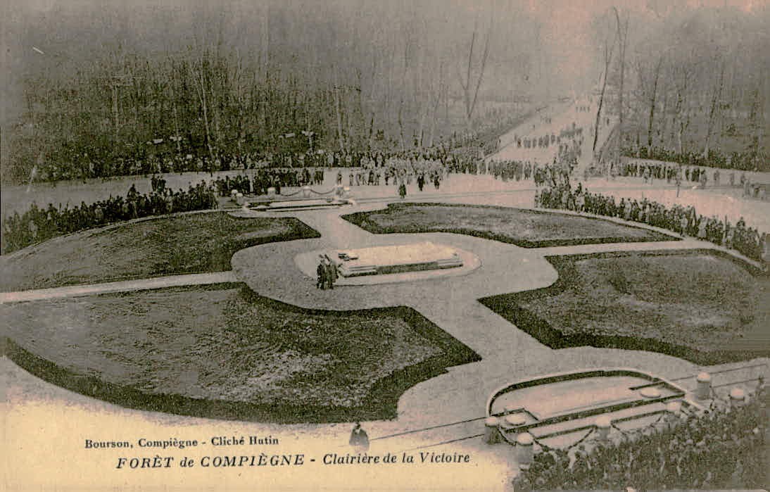 Compiègne Forest Clairière de la Victoire Armistice Postcard