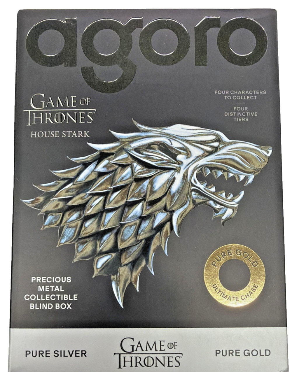 (SEALED) AGORO GAME OF THRONES BLIND BOX PURE GOLD OR SILVER LIMITED EDITION