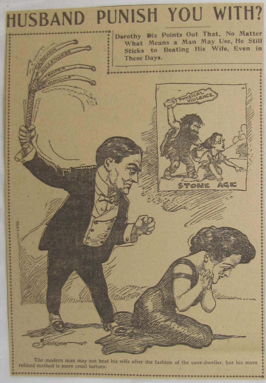 RARE 1905 WOMAN'S SPHERE Suffrage Newspaper Cartoon Panels