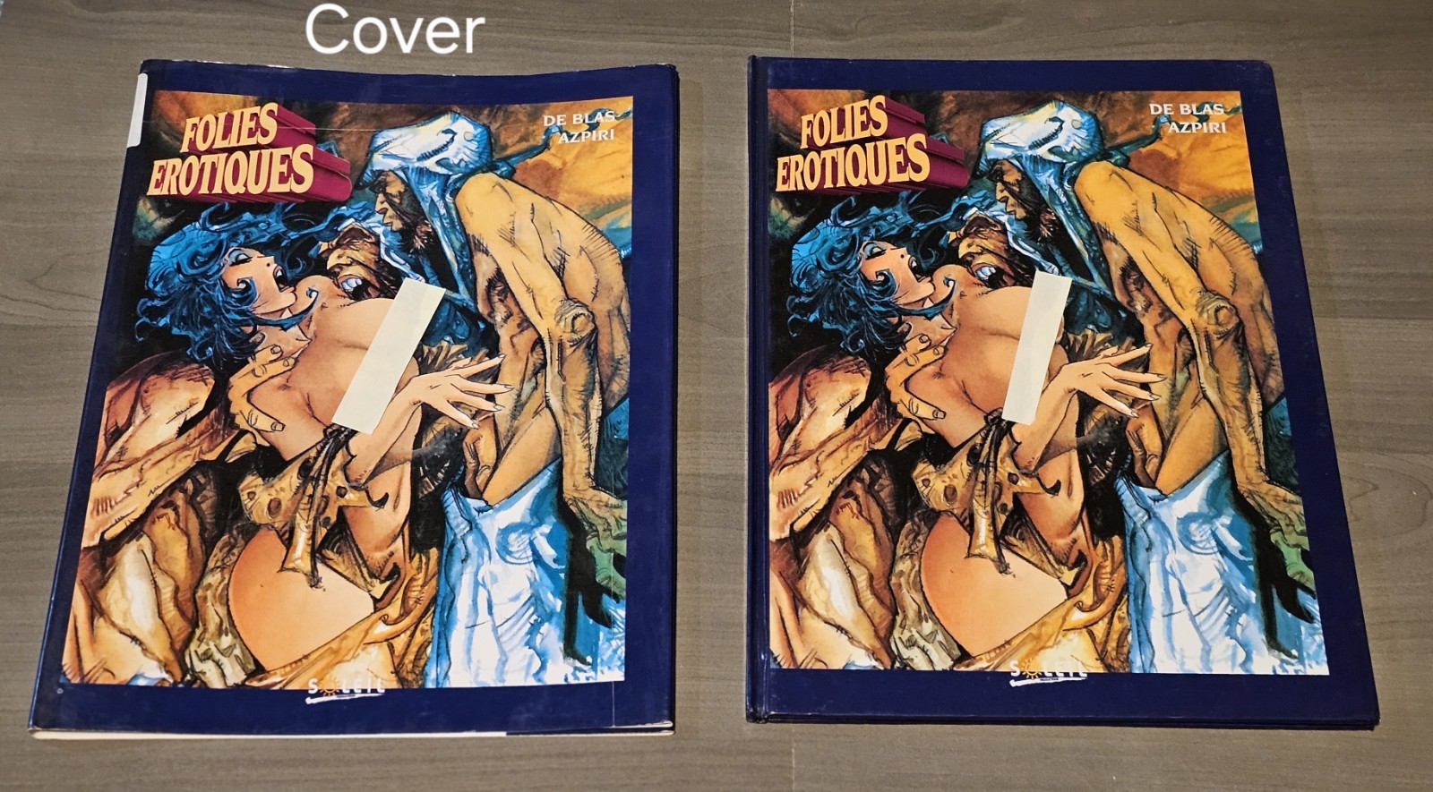 Folies Erotiques De Blas & Azpiri (Hardcover,1992) French ☆RARE☆