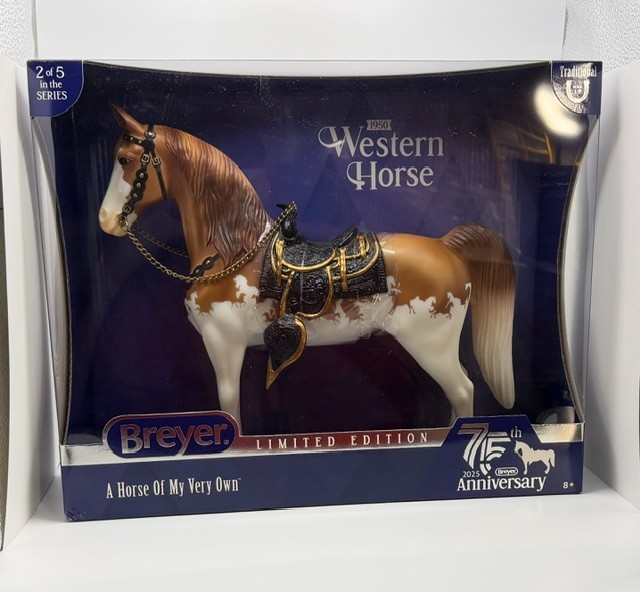 Breyer 75th Anniversary Western Horse 2025 Limited Edition 2 of 5 #10323 NIB