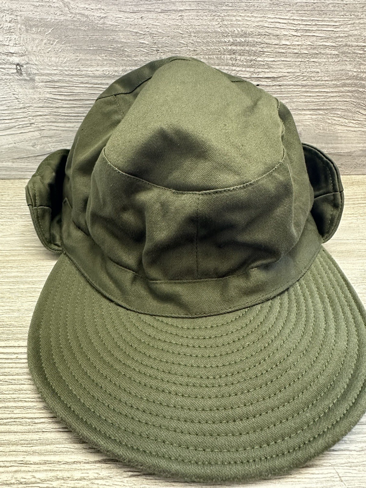 Genuine Swedish Army Green Combat/Fatigue Baseball Cap/Hat Size 58 Collectible Genuine Swedish Army Green Combat/Fatigue Baseball Cap/Hat Size 58 Collectible