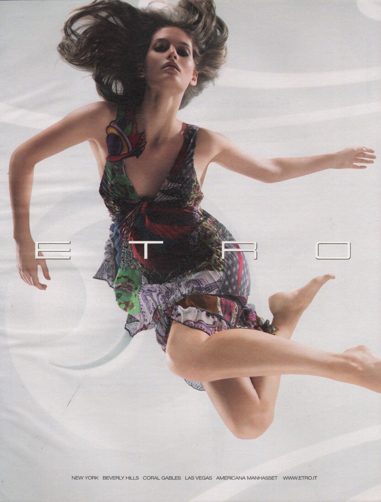 2007 Original ETRO Women's Clothing Fashion Accessories Print Ad