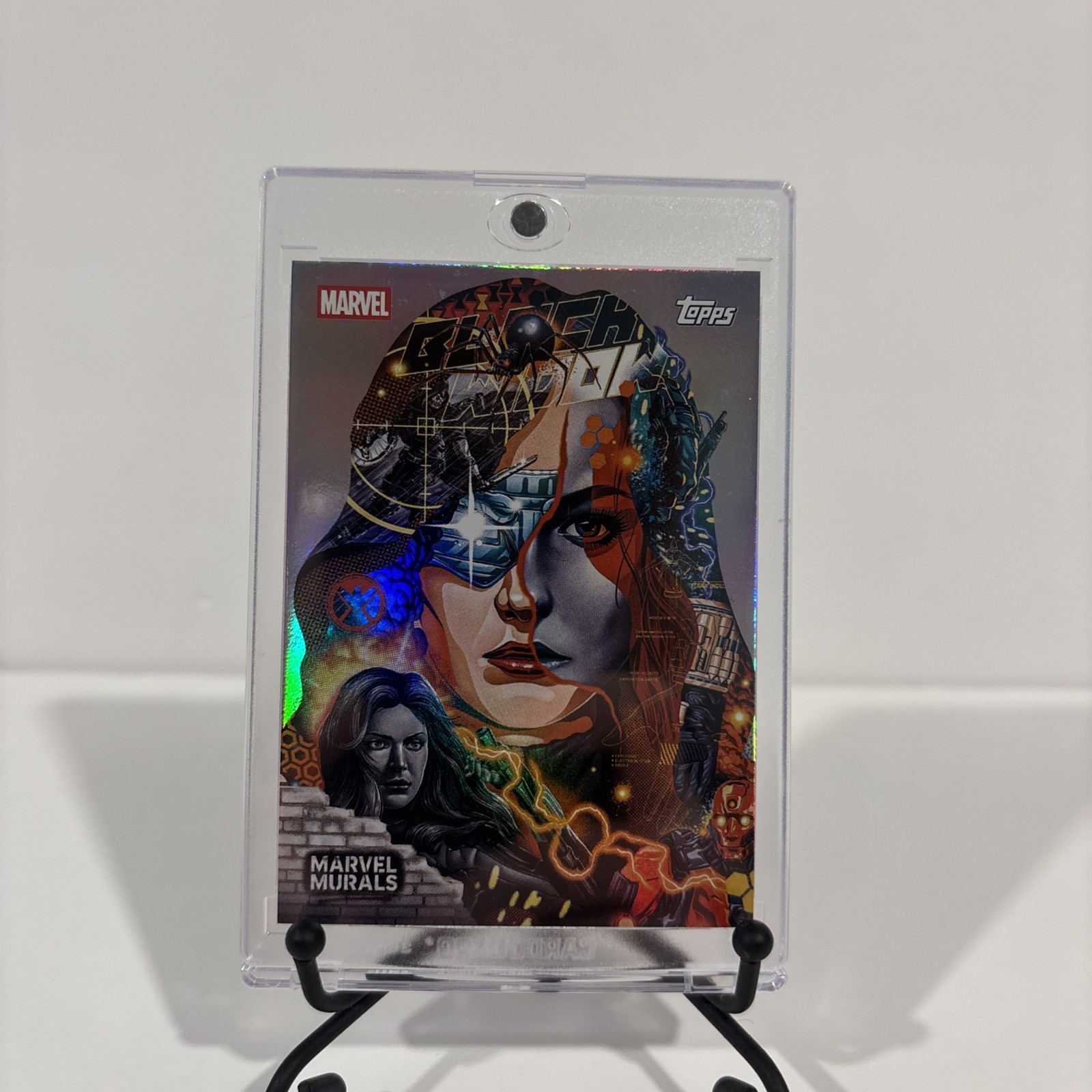 2026 Topps Neon Marvel Black Widow Murals Tristan Eaton SSP Case Hit MU-6