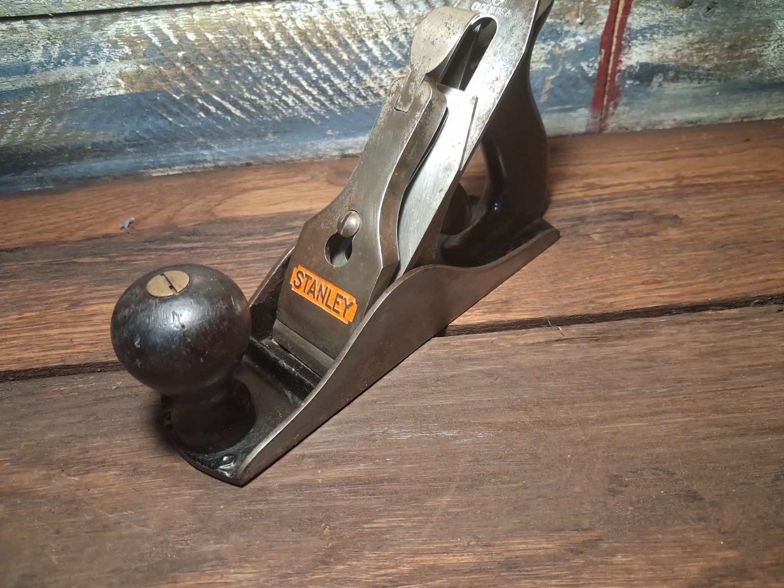 Stanley No. 2 Sweetheart Iron Smooth Bottom Wood Plane Very Nice Condition 