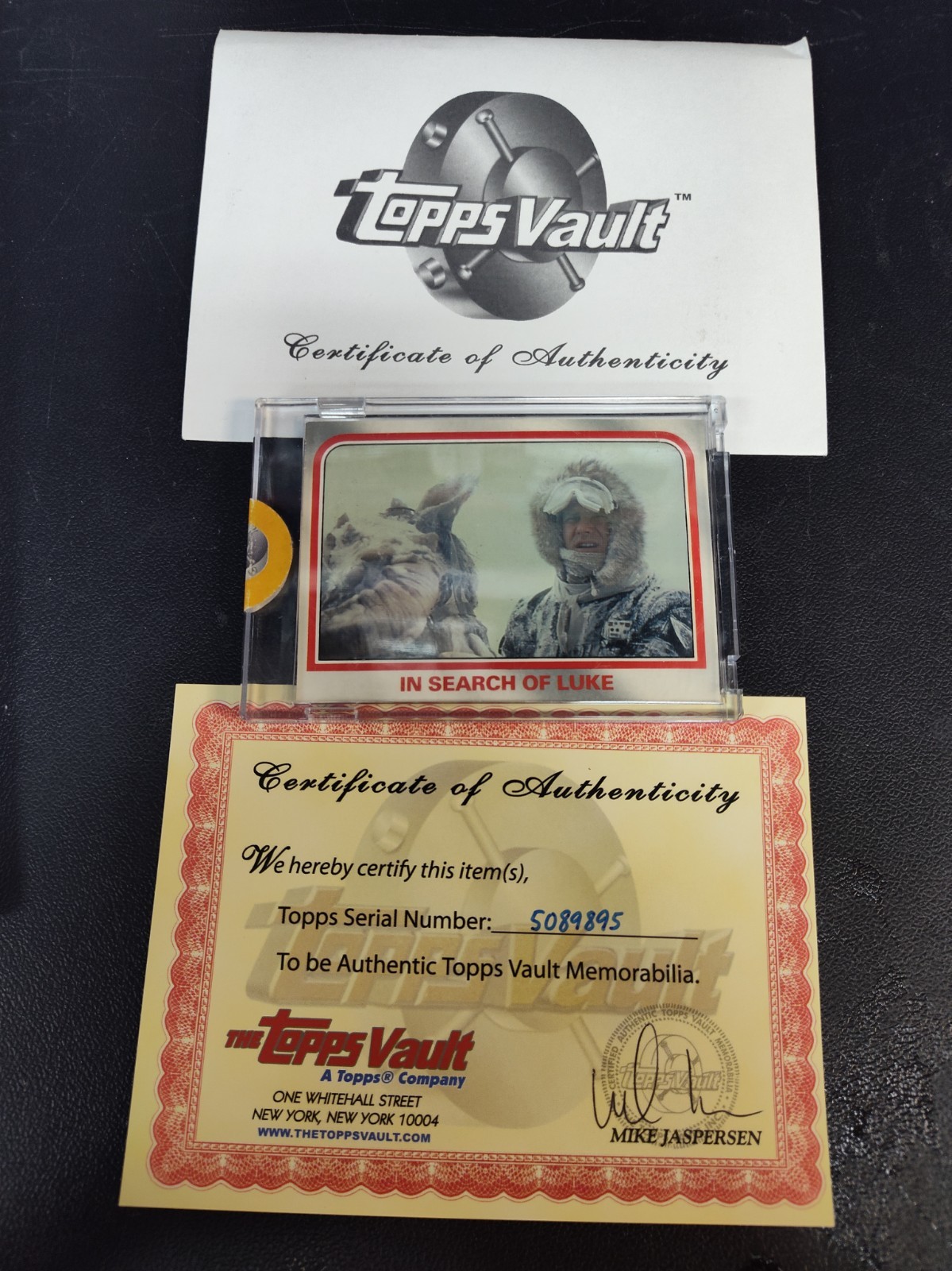 1980 Topps Star Wars: ESB Topps Vault Proof Card 1/1 In Search of Luke