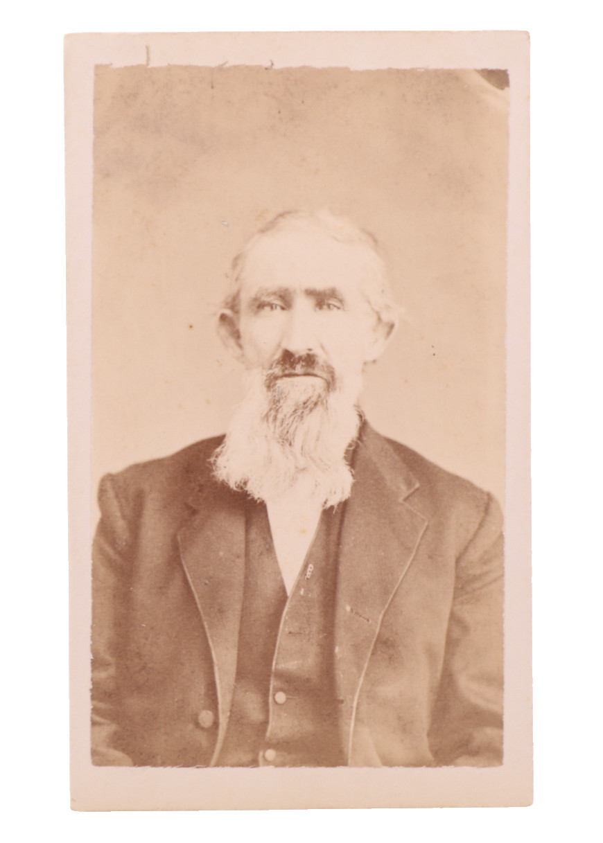 Edwardian Carte de Visite of an Elderly Man from R H Piper\'s Gallery #162