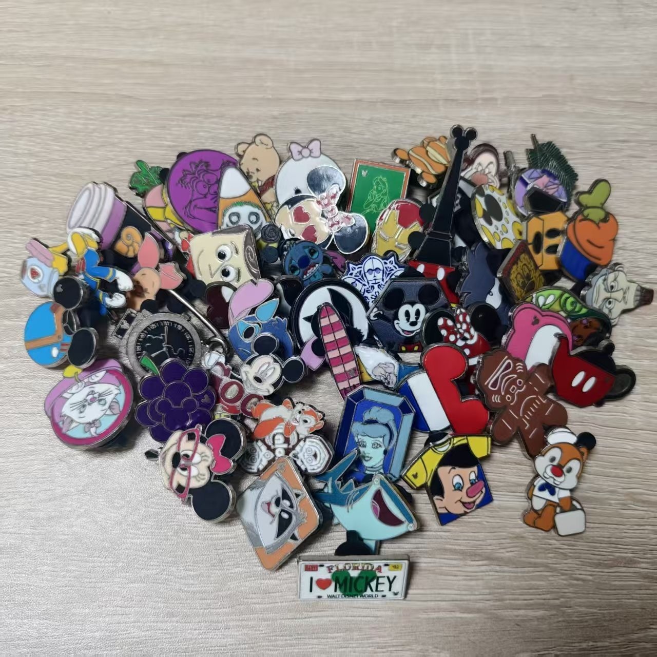 DISNEY PIN TRADING LOT 20, NO DUPLICATES,  All Unique/Different