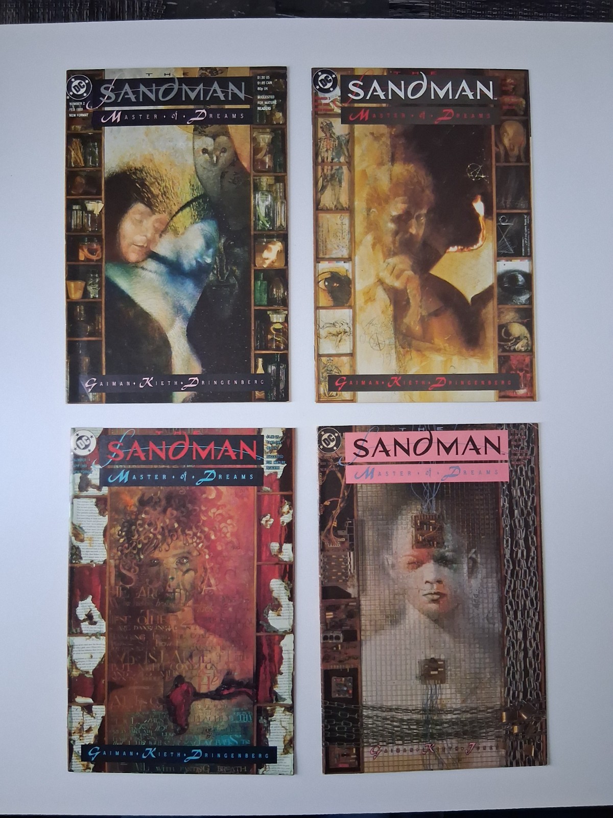 SANDMAN #2 3 4 5 DC 1989 1ST APPEARANCE GOLDIE LUCIFER MID GRADES