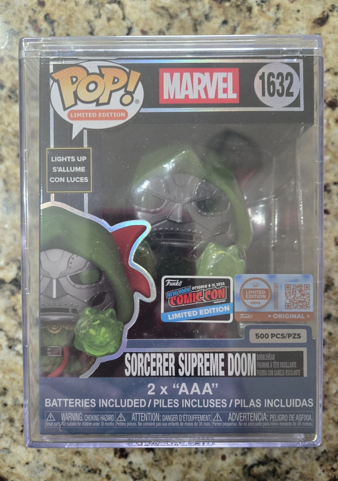 Funko Pop Marvel : Sorcerer Supreme Dr. Doom (Light Up) LE 500pc - NYCC 2026