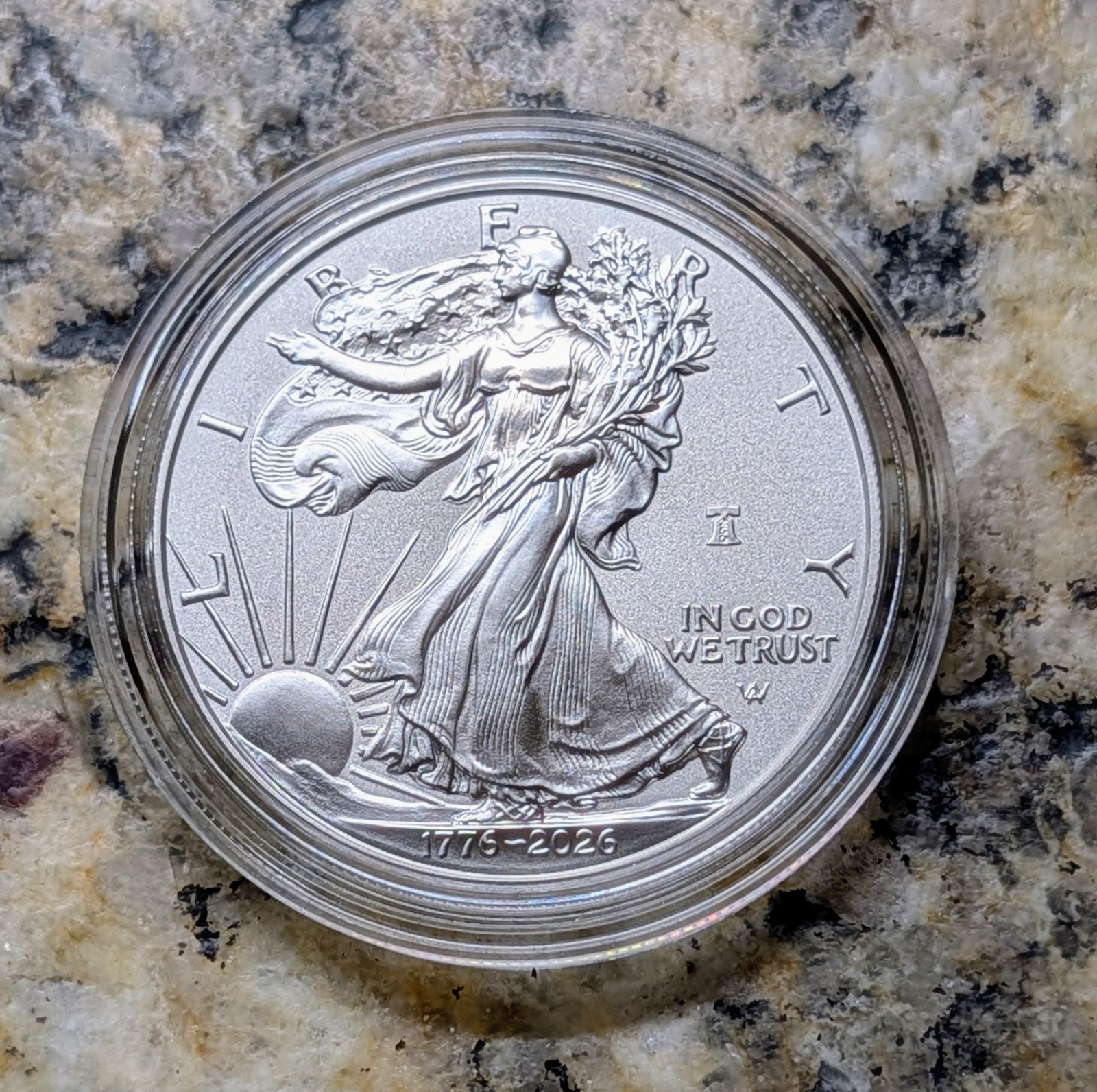 🔔 1776 - 2026 W Eagle Proof $1 250th Liberty Bell Privy First Strike