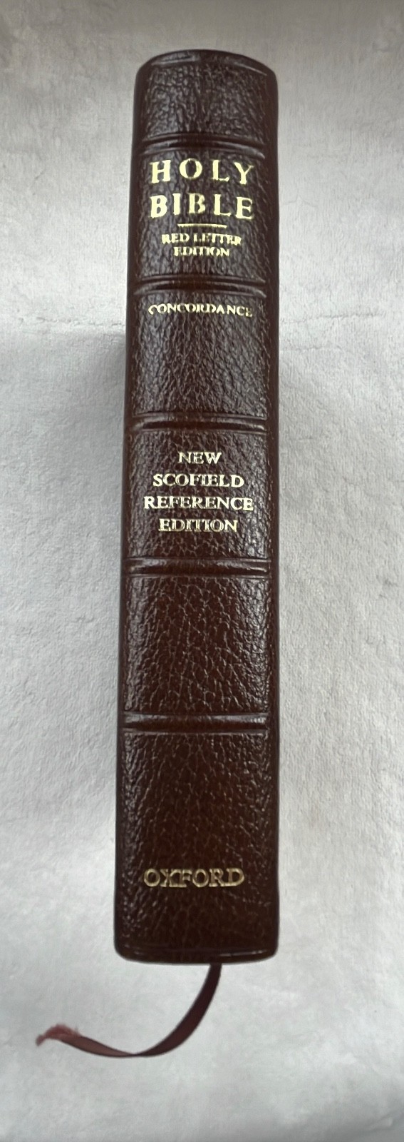 VINTAGE 1967 THE NEW SCOFIELD REFERENCE BIBLE, HOLY BIBLE, RED LETTER EDITION