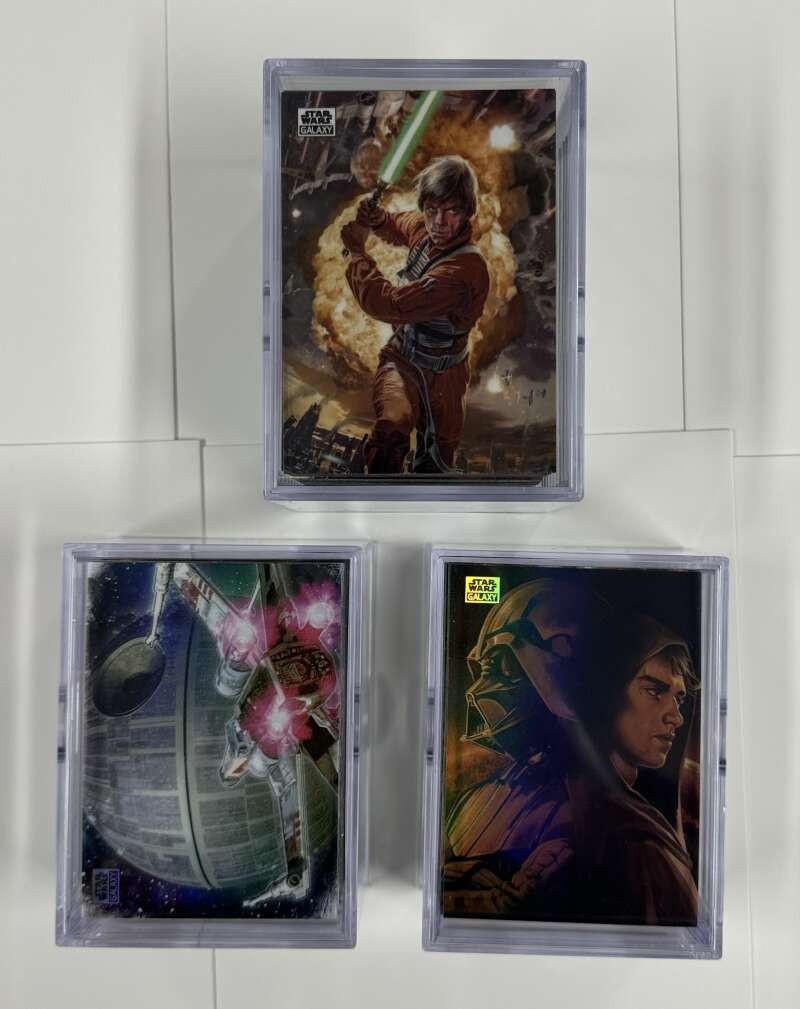 2025 Topps Star Wars Chrome Galaxy Starter Master Set #1-100 Refractor