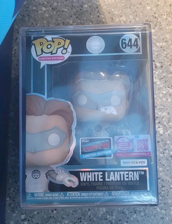 Funko Pop DC White Lantern NYCC CON STICKER 2026 Exclusive LE 1000 