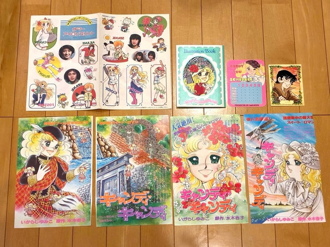 At that time Candy Candy Nakayoshi Appendix/Cutout Set