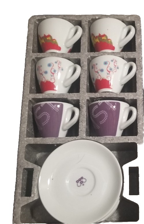 Vintage- Liechtenstein  Espresso Cup Collection 6pc Souvenir Set w/ Box New.