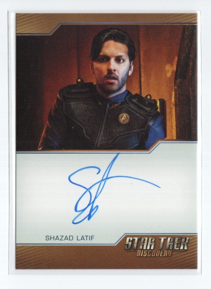 Star Trek Discovery Season 2 Autograph Shazad Latif as Lieutenant Ash Tyler/Voq