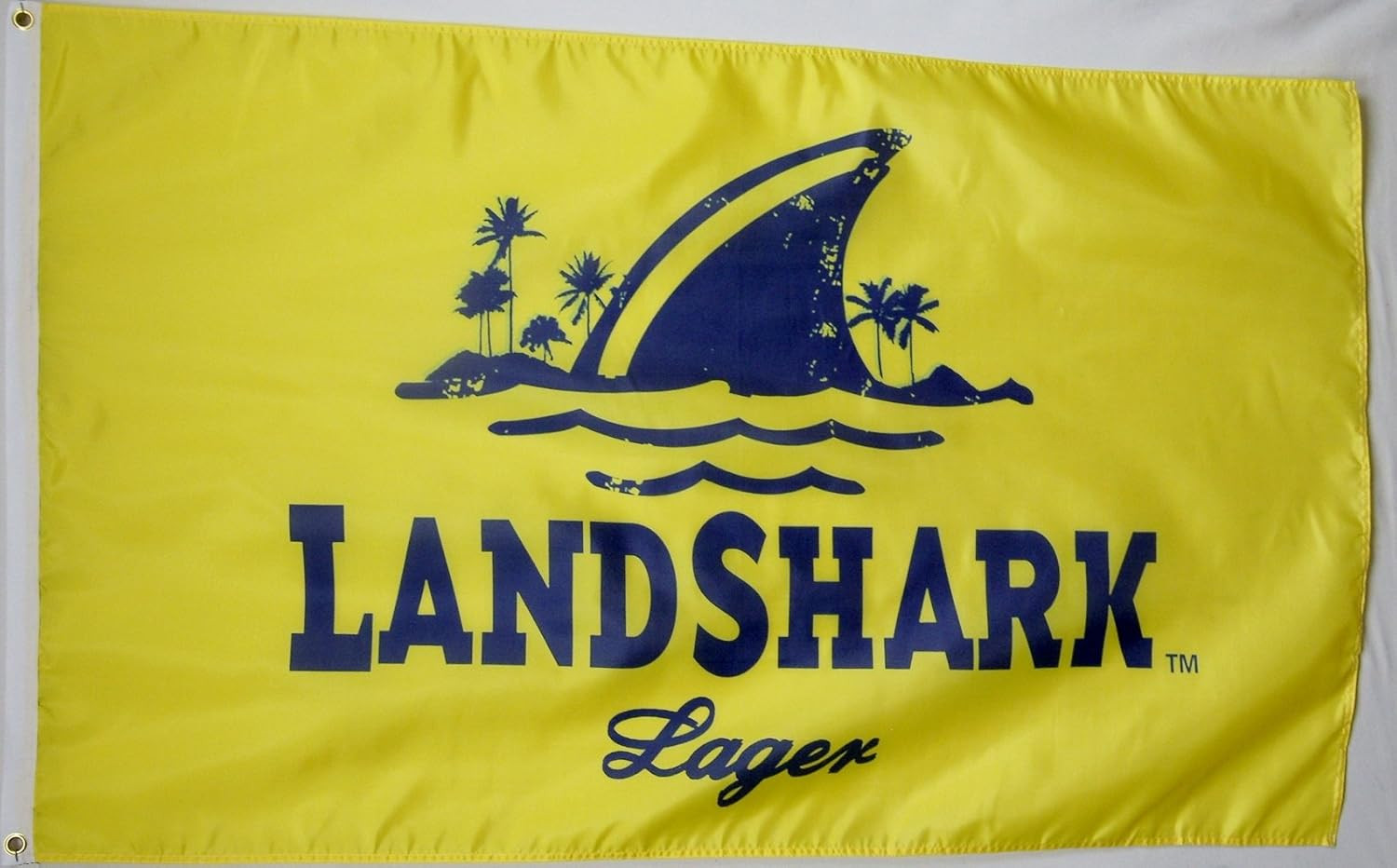 LANDSHARK Lager Beer Flag 3' X 5' Deluxe Indoor Outdoor Banner LANDSHARK Lager Beer Flag 3' X 5' Deluxe Indoor Outdoor Banner