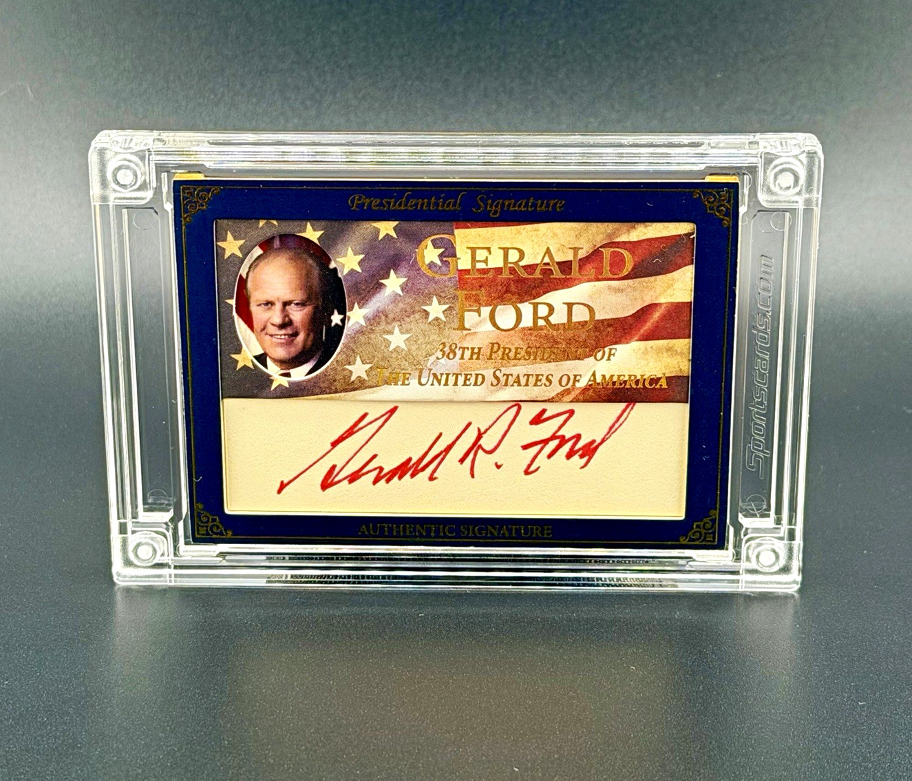 2025 A Word From POTUS Gerald Ford Presidential Signature Cut Autograph GF38