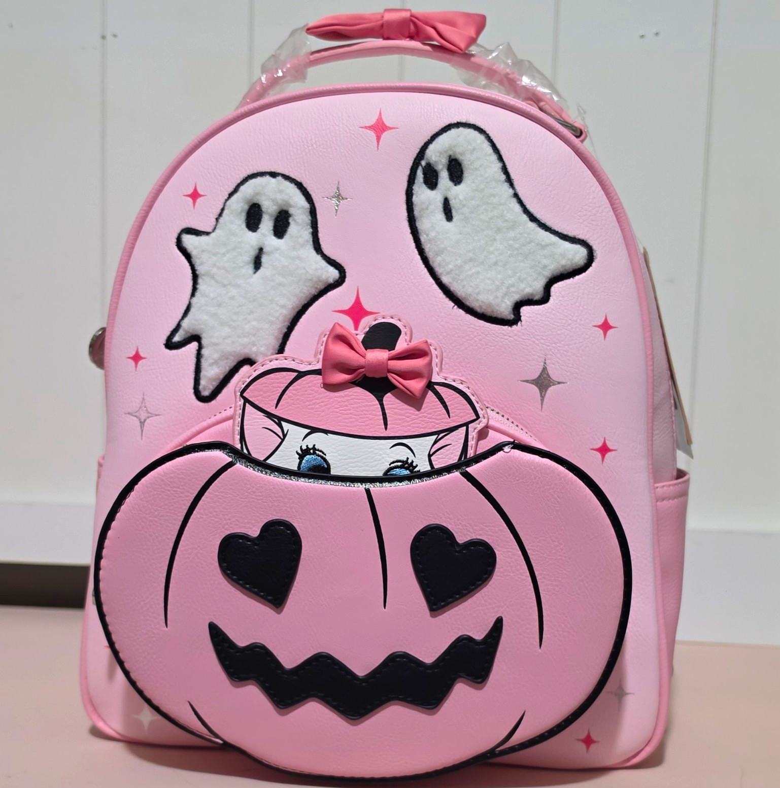BoxLunch Disney The Aristocats Marie Ghost Pumpkin Mini Backpack Pink