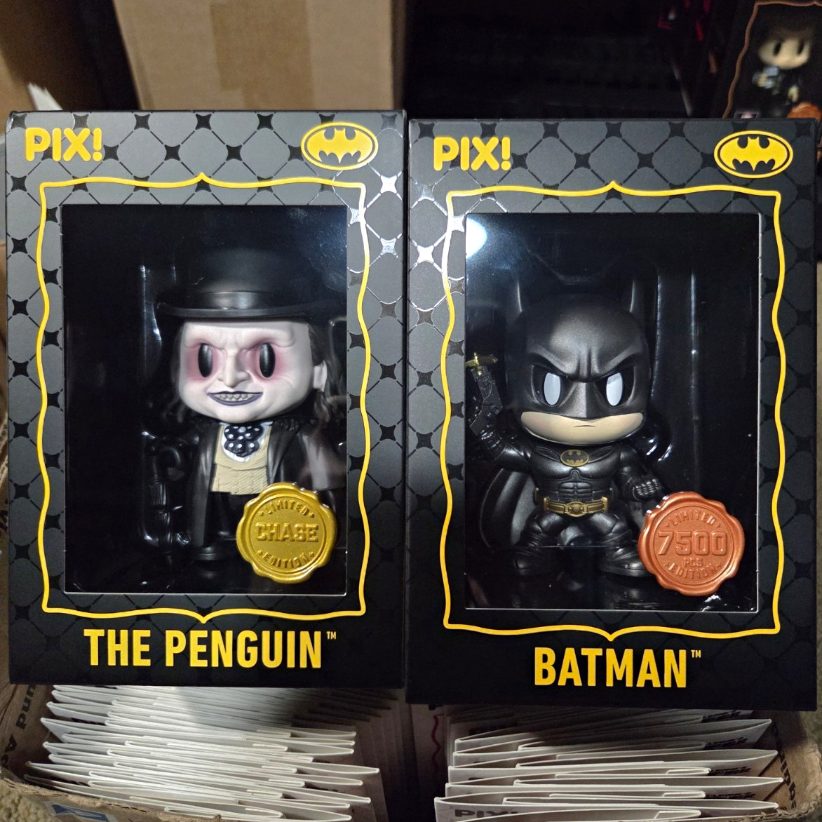 thrilljoy PIX Pop Culture Immortalized Batman & Penguin Chase Figurine 1:6 