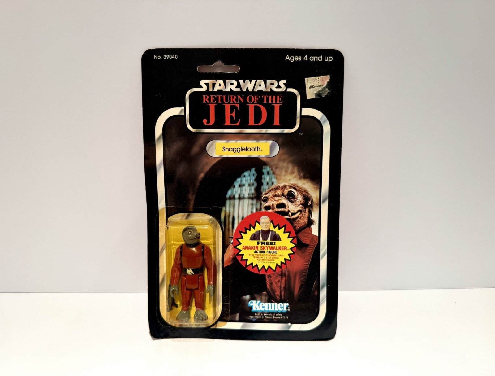 Kenner 1983 Star Wars Return Of The Jedi Snaggletooth VTG