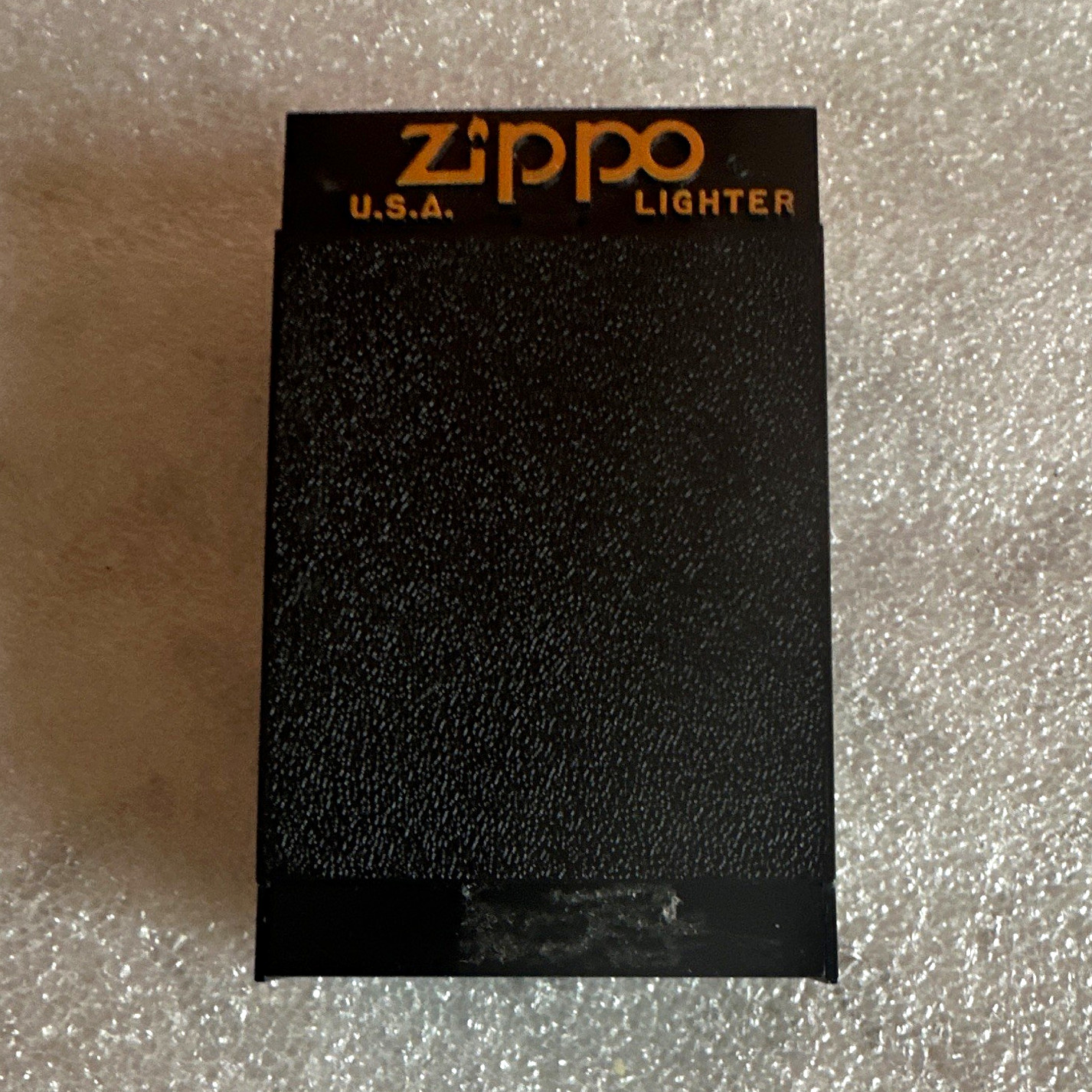 Harley-Davidson Zippo U.S.A. Lighter Black with Box, Harley-Davidson Logo