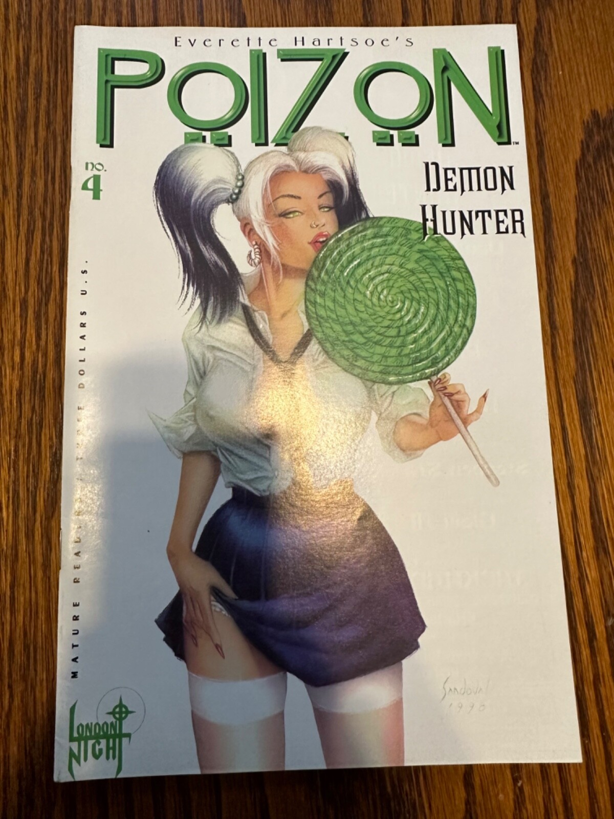 Poizon #4 Demon Hunter Everette Hartsoe  (London Night, 1998) 1st print