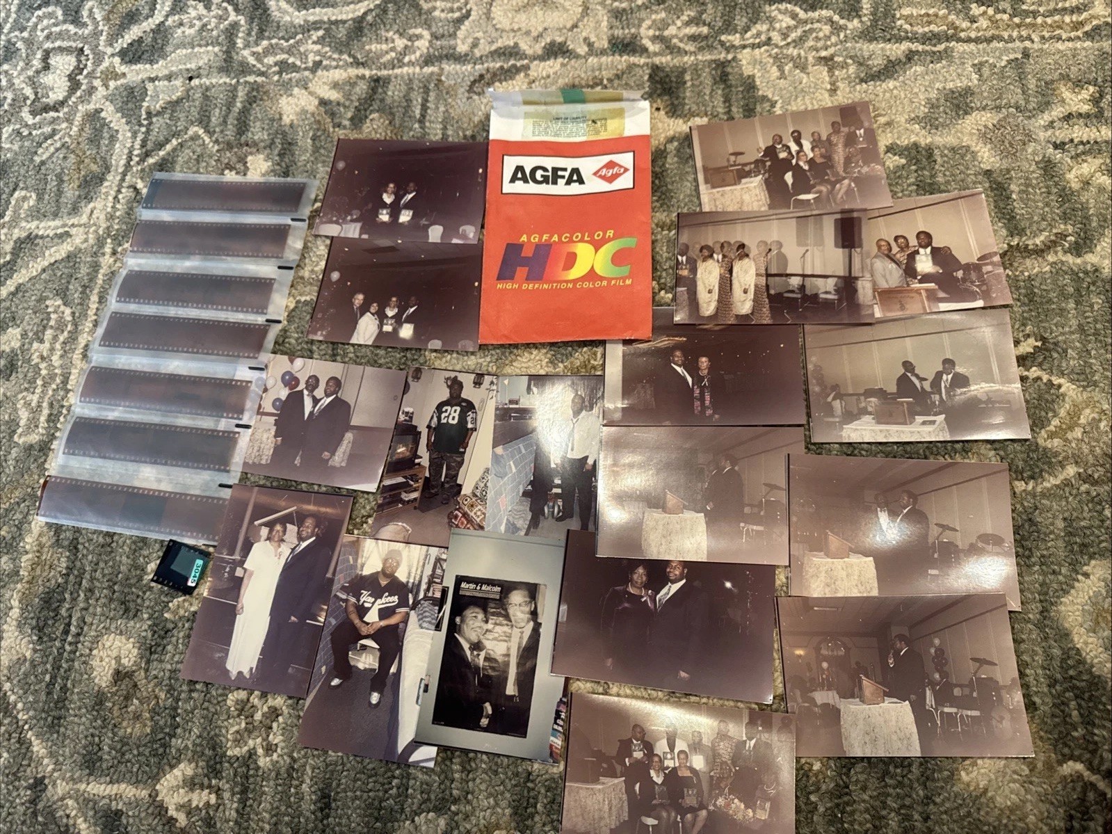VINTAGE 2002 BRONX NYC PHOTO LOT (18) Negatives Agfa Envelope Y2K Mystery Art