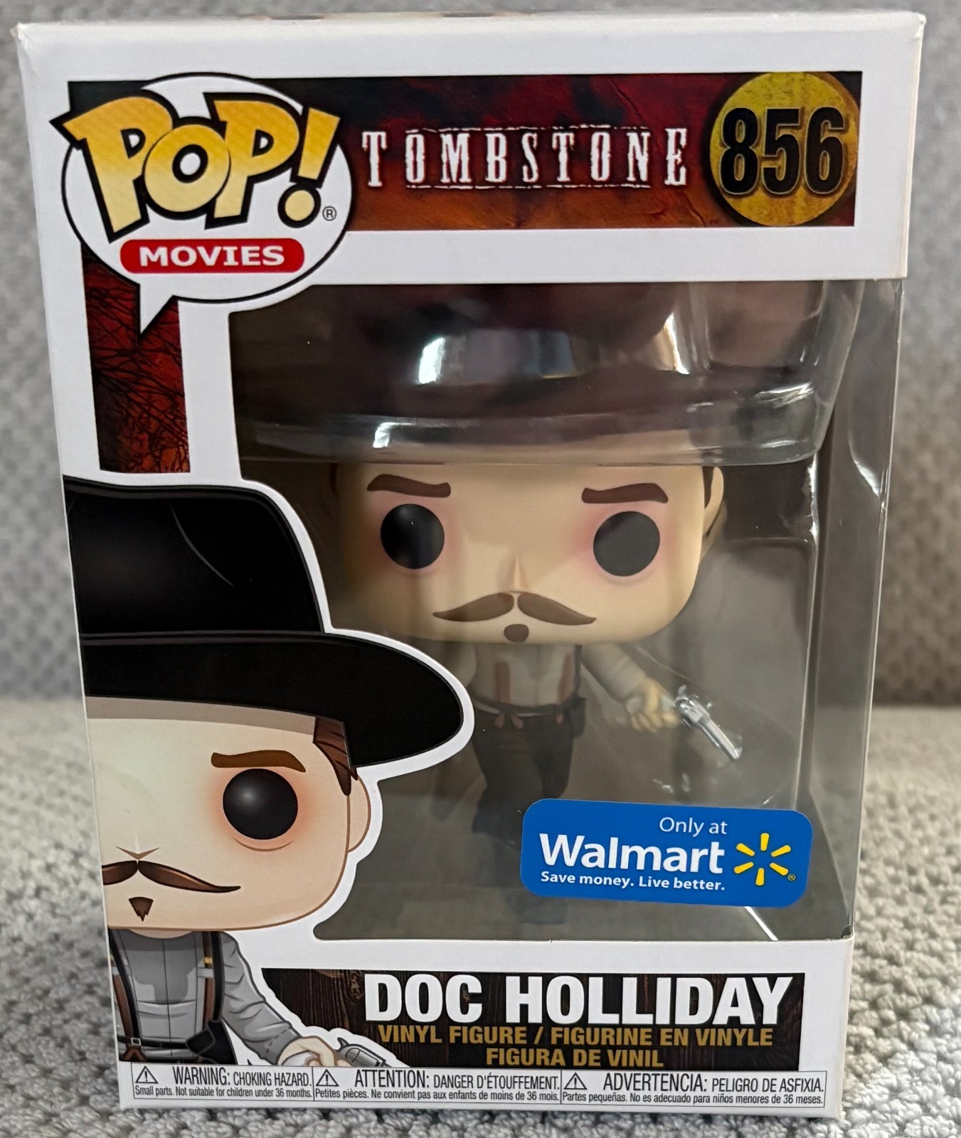 Funko Pop Movies Tombstone 856 - DOC HOLIDAY - NIB