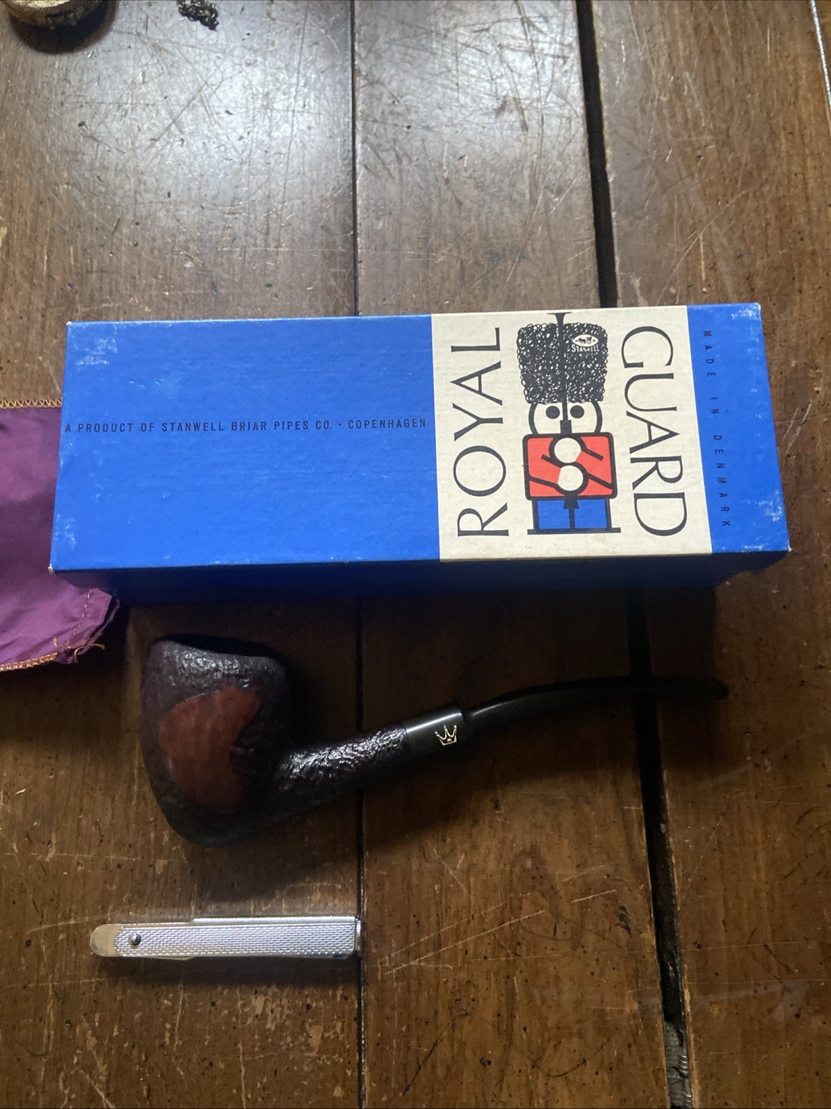 Stanwell Briar Pipes Vintage Royal Guard Pipe Original Box And Protective Sleeve