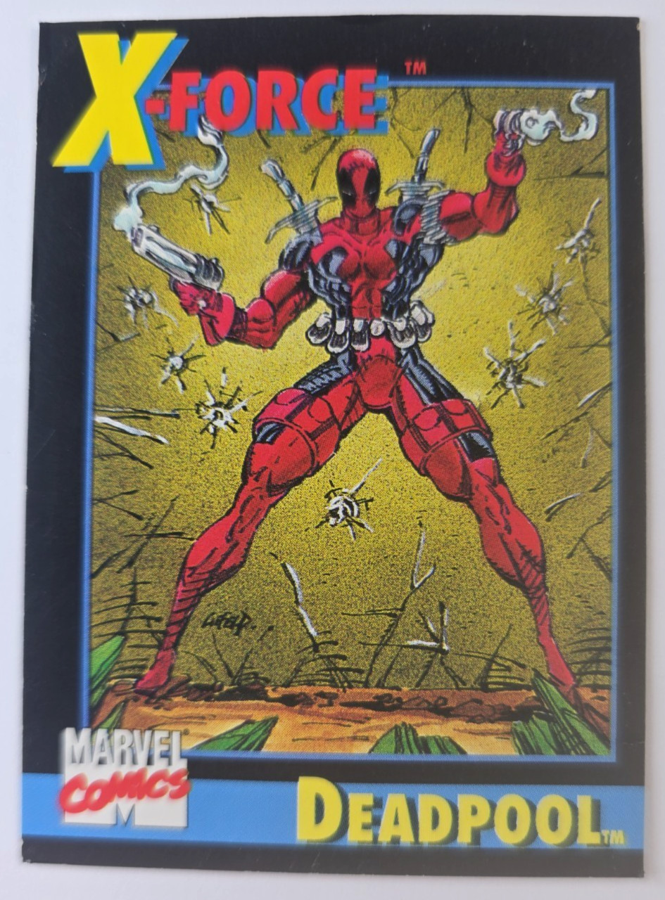 1991 Impel Marvel Comics X-Force - Deadpool Promo Card #3