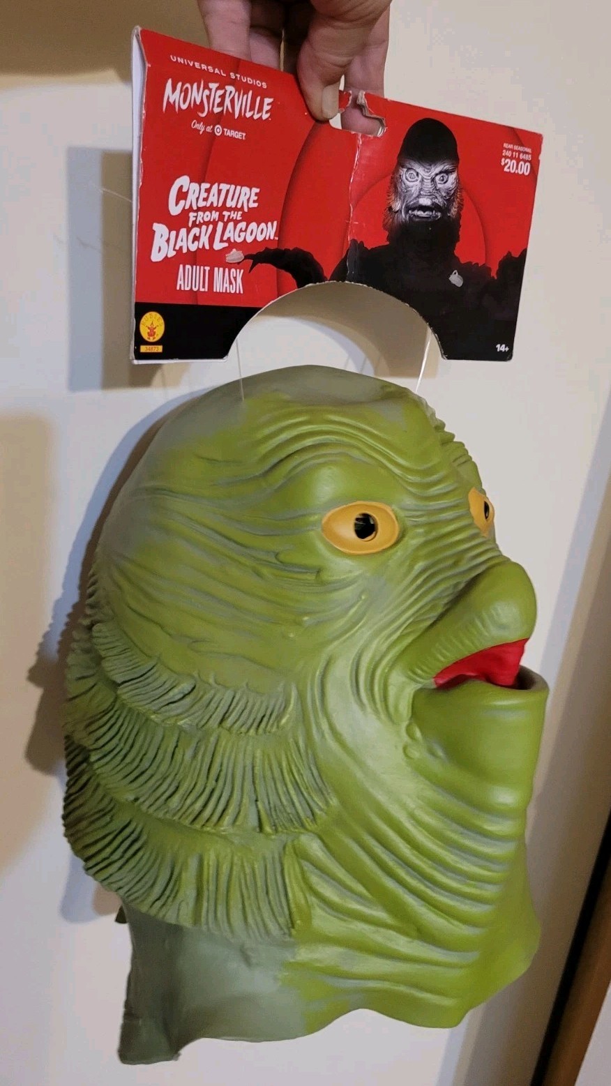 Monsterville Creature From The Black Lagoon Latex Mask Universal Monsters NEW