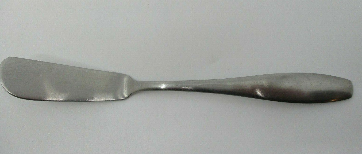 HAMPTON STAINLESS GOURDON SATIN  MASTER BUTTER KNIFE - 7\'\' - 11P