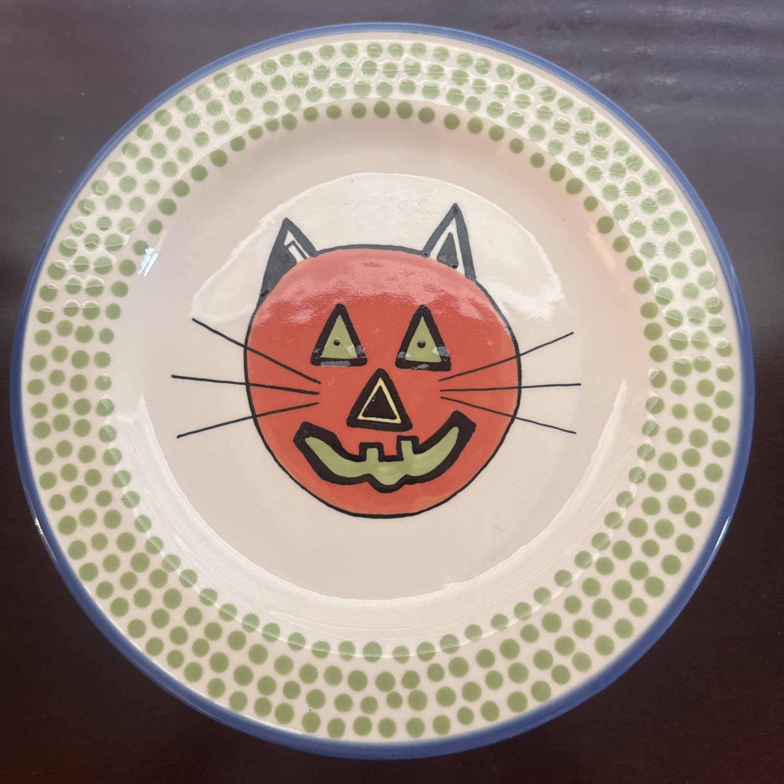 M. Bagwell Halloween Party Plates Cat 9