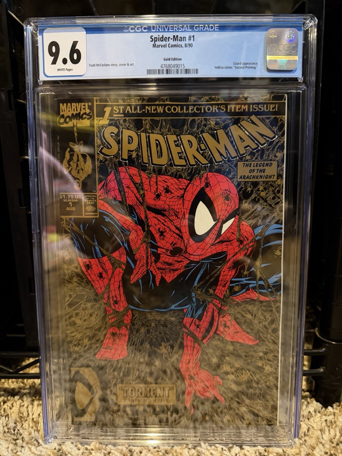 Spider-Man #1 Gold Edition (Aug 1990) CGC 9.6