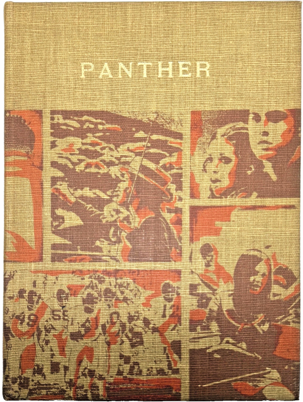 1972 Panther High School Yearbook Vintage Hardcover Student Inscriptions