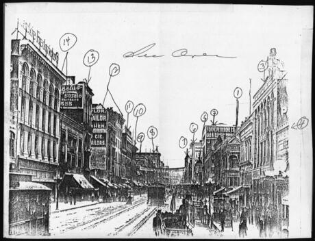 Broadway north from Sixth Street Los Angeles 1906 image 2 California Old Photo