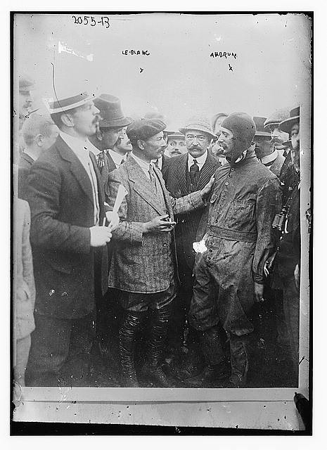 Auburn NY Alfred LeBlanc 1910s Aviator Group of Men Bain News Service