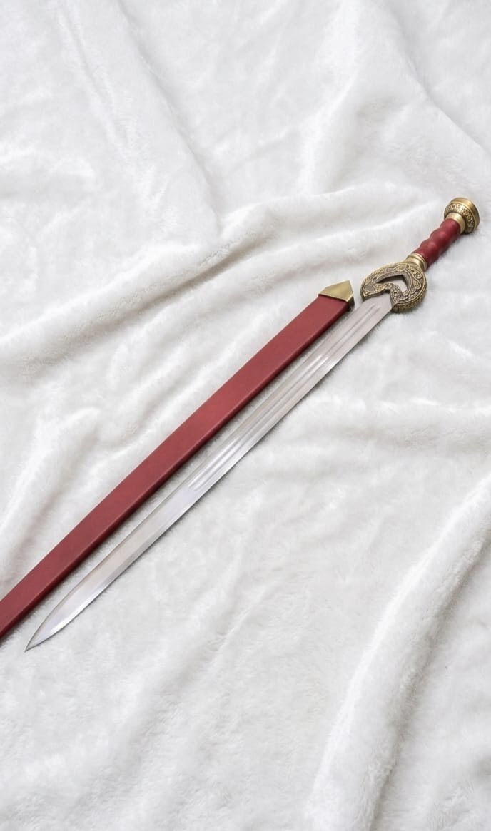 Handmade Ancient Han jian Style Collectible Sword - Hand Forged Fantasy Blade
