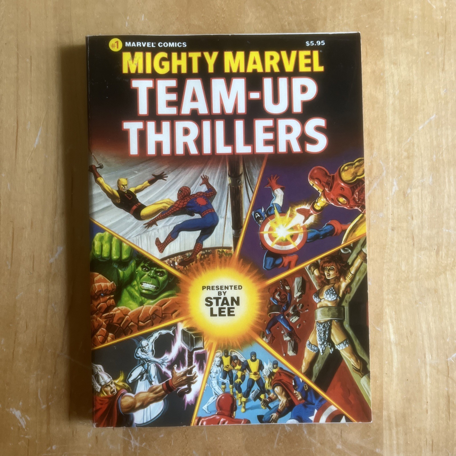 MIGHTY MARVEL TEAM-UP THRILLERS TPB (MARVEL 1983) VF 1ST PRINT SPIDER-MAN HULK
