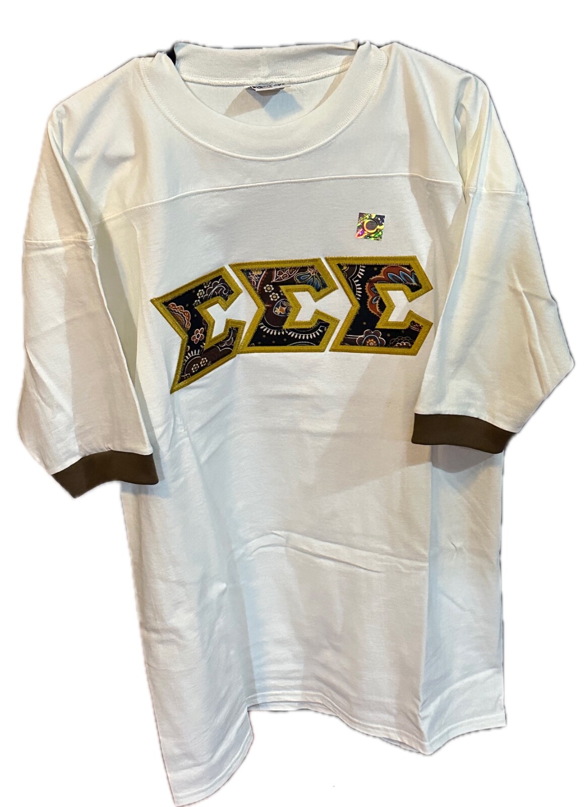 Sigma Sigma Sigma Tri-Sigma Sorority Jersey Shirt-Size Small-New