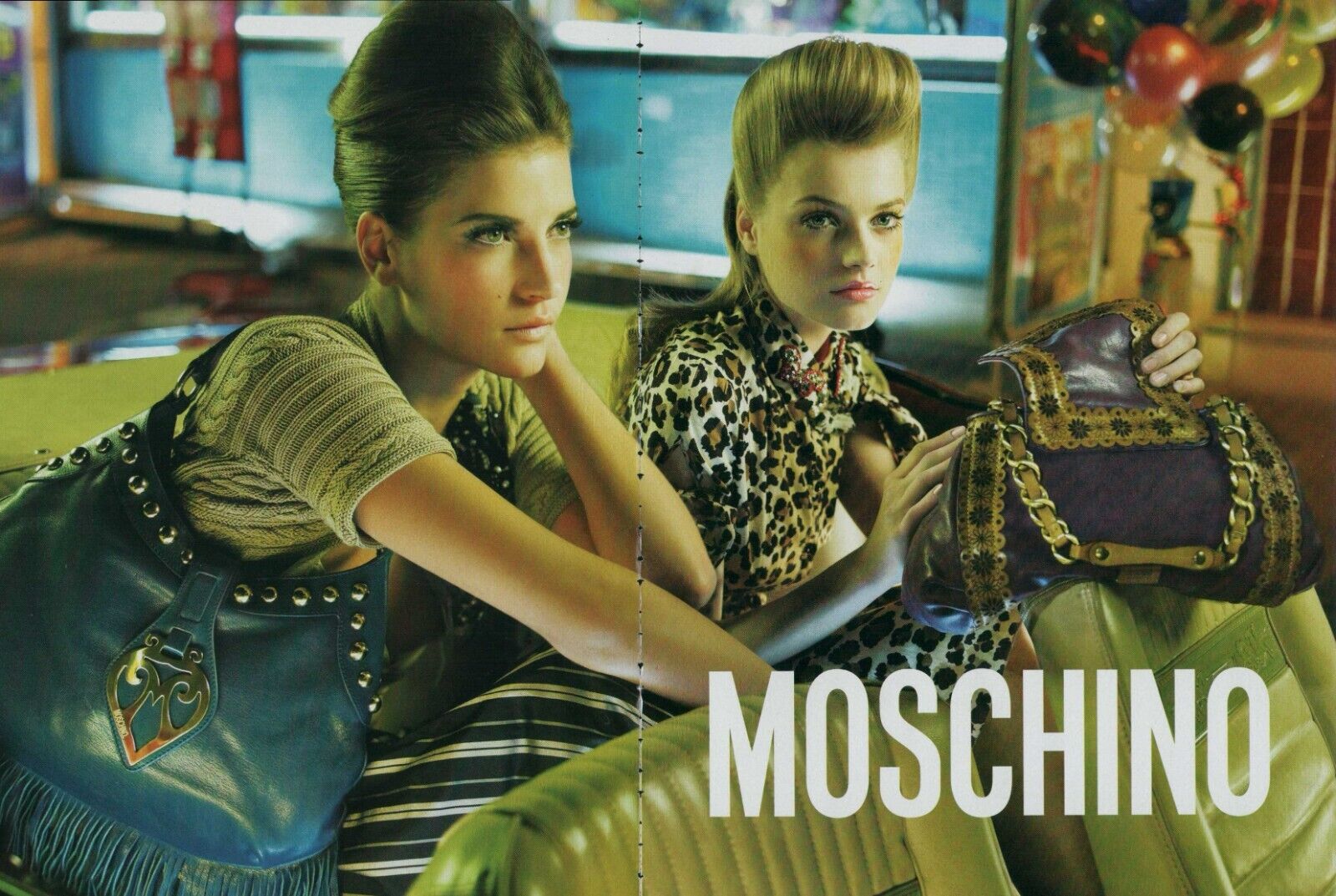 MOSCHINO Bags Magazine Print Ad Advert  handbag fashion Accessoires 2006