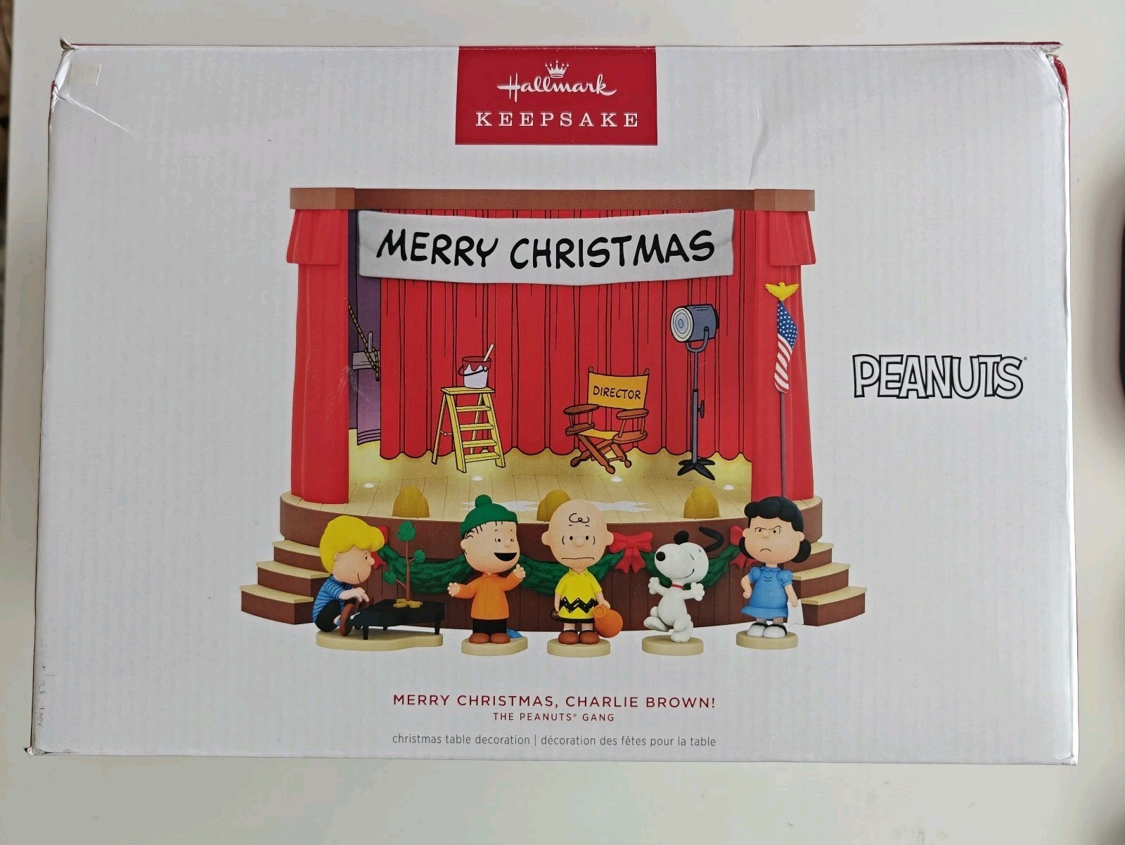 Hallmark Keepsake-Merry Christmas, Charlie Brown Peanuts Gang Table Decoration