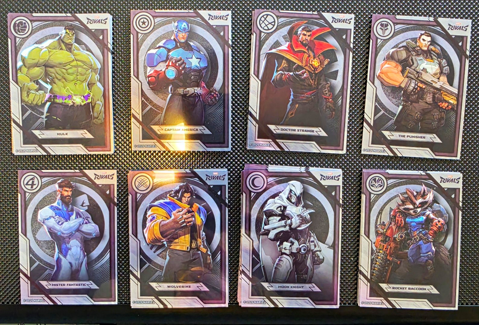 CardFun Marvel 2026 Eternal Glory Rivals Trading Cards 8 - Character Lot \'Read\'