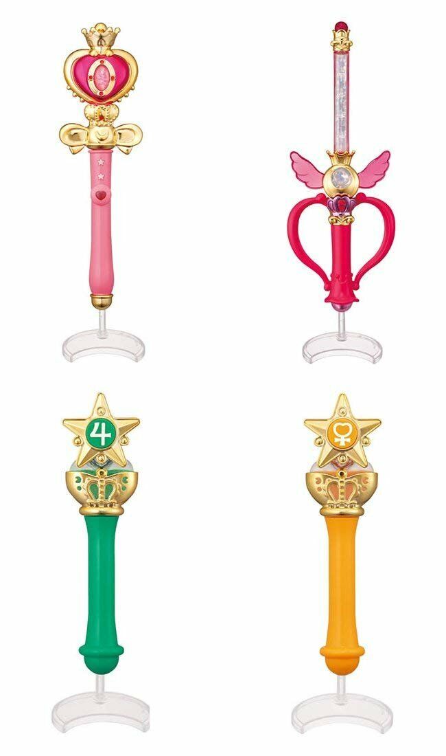 BANDAI Sailor Moon transformation rod and stick Part-2 set 4type Complete figure