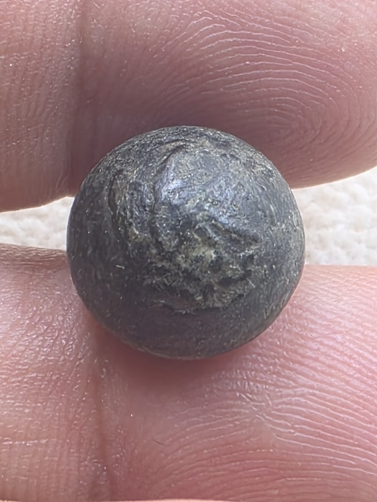 Very Rare Mexico Military Dug Round Button, Texas Revolution-Mexican War 12.59mm