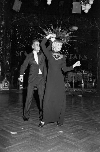 Austrian actor Carl Moehner dancing with actress Elke Sommer at th- Old Photo 1