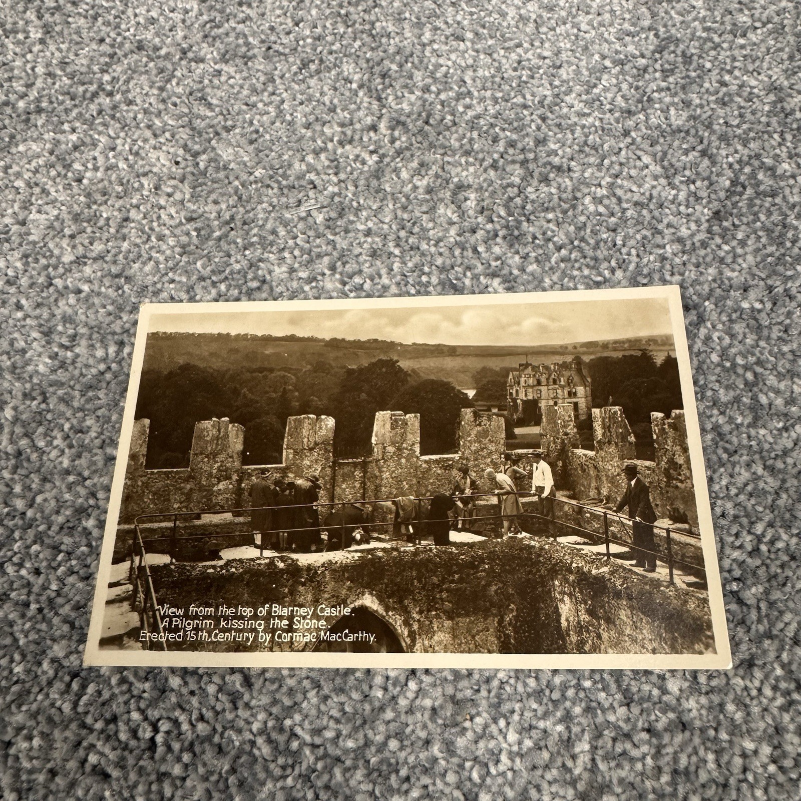 Vintage Rare Blarney Castle Ireland Postcard Castle Unposted